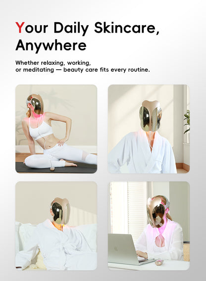 ChipNova F2 Hard Shell LED Light Therapy Face Mask